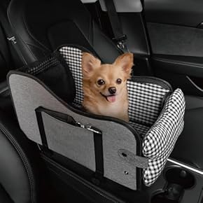 ペットカーシート ペットドライブボックス ペットキャリー　犬用カーシートＭサイズ Amazon.co.jp: VERCART 犬用ブースター カーシート 犬 車